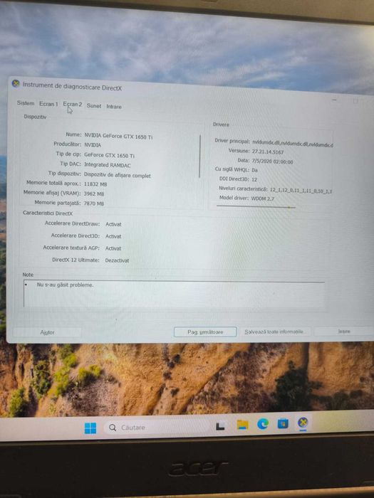 Laptop Acer Nitro 5 (AG24 b.44491)-garantie 2 ani!