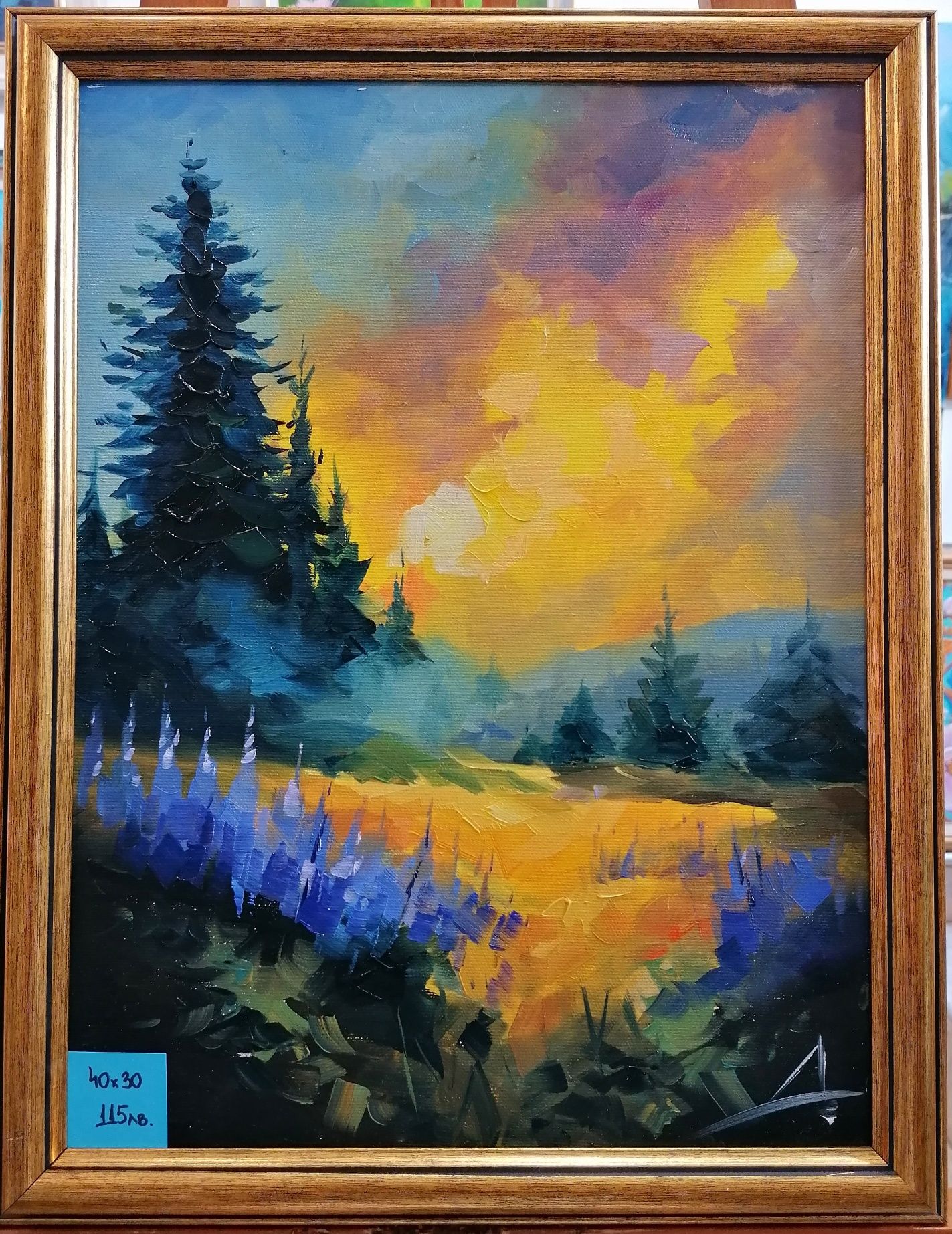 7бр.картини с маслени бои
