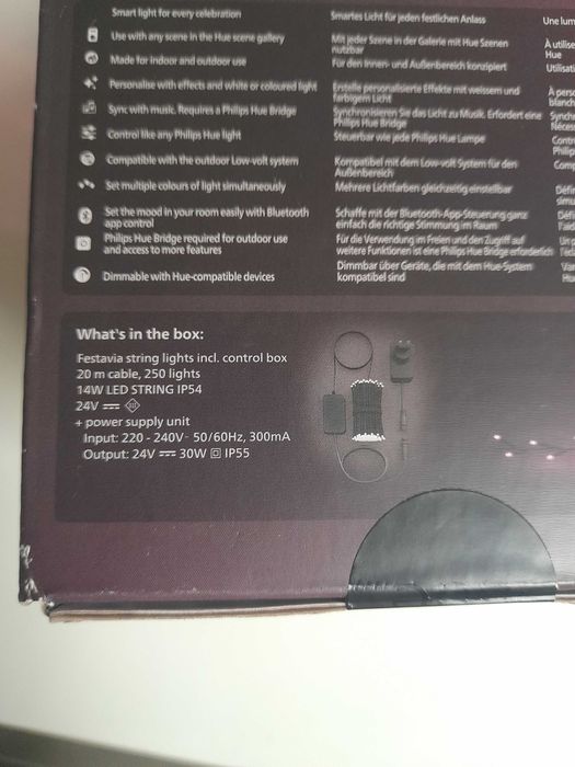Instalatie brad Philips Hue Festavia 250