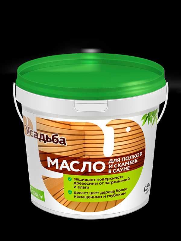 Масло для полков и скамеек в бане и сауне