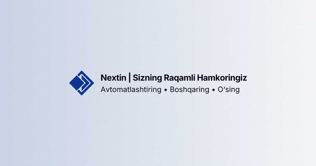 Nextin kompaniyasi Odoo ERP/CRM va turli IT xizmatlarini taklif qiladi