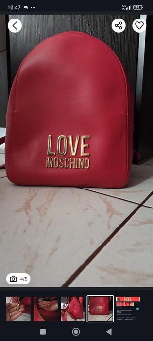 Love moschino дамска раница