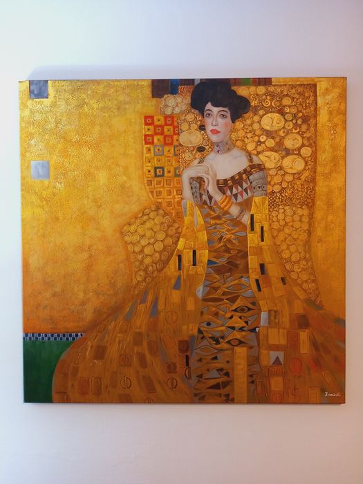 Tablou / Klimt/ Portratul Adelei Bloch-Bauer / Gigant 100cm x 100cm