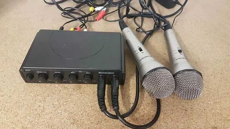 Karaoke set SilverCrest / Караоке пълен комплект с два микрофона