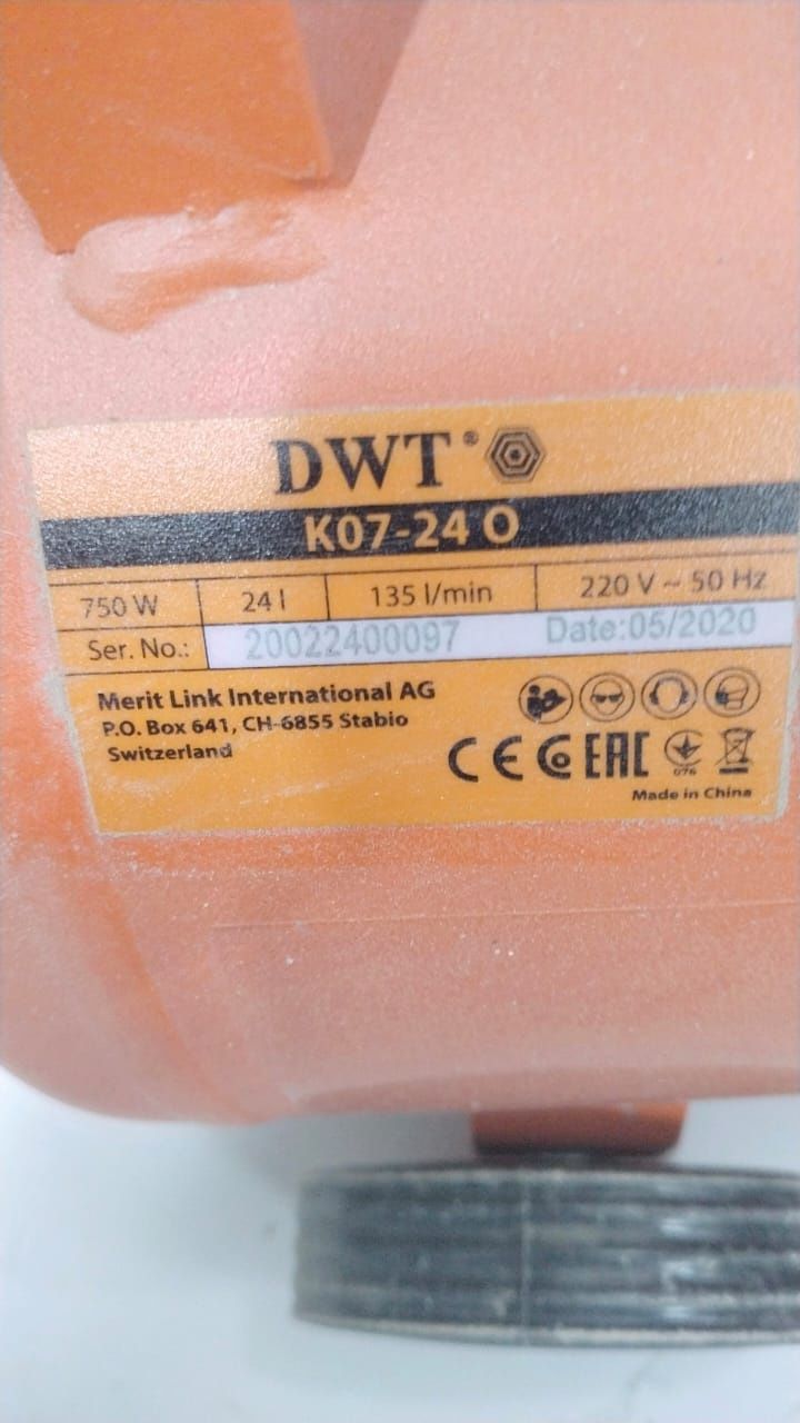 Воздушный компрессор безмасляный DWT K07 - 24 O