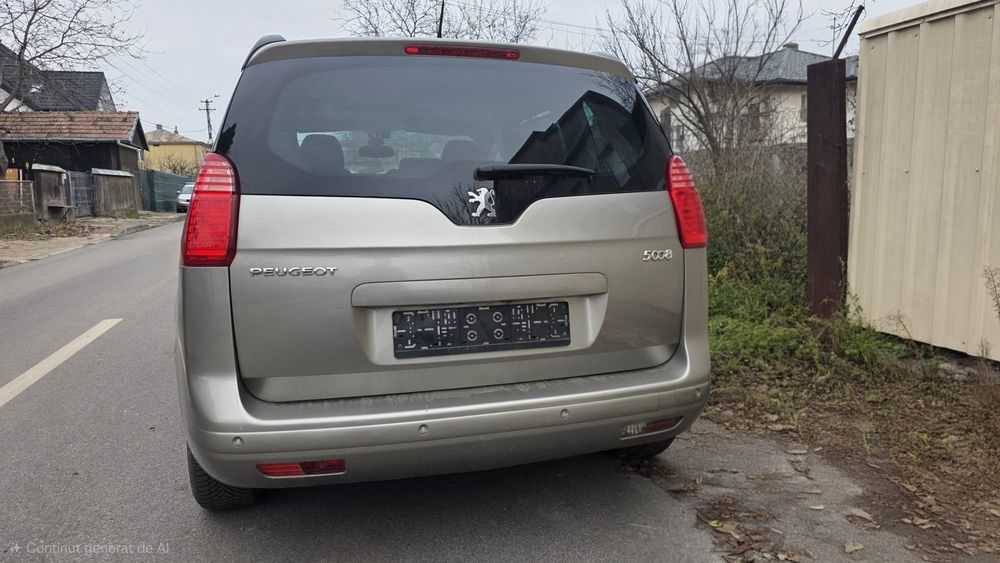 Peugeot 5008 * 1.6 Benzina * An 2013 * Cutie Manuala * Euro 5