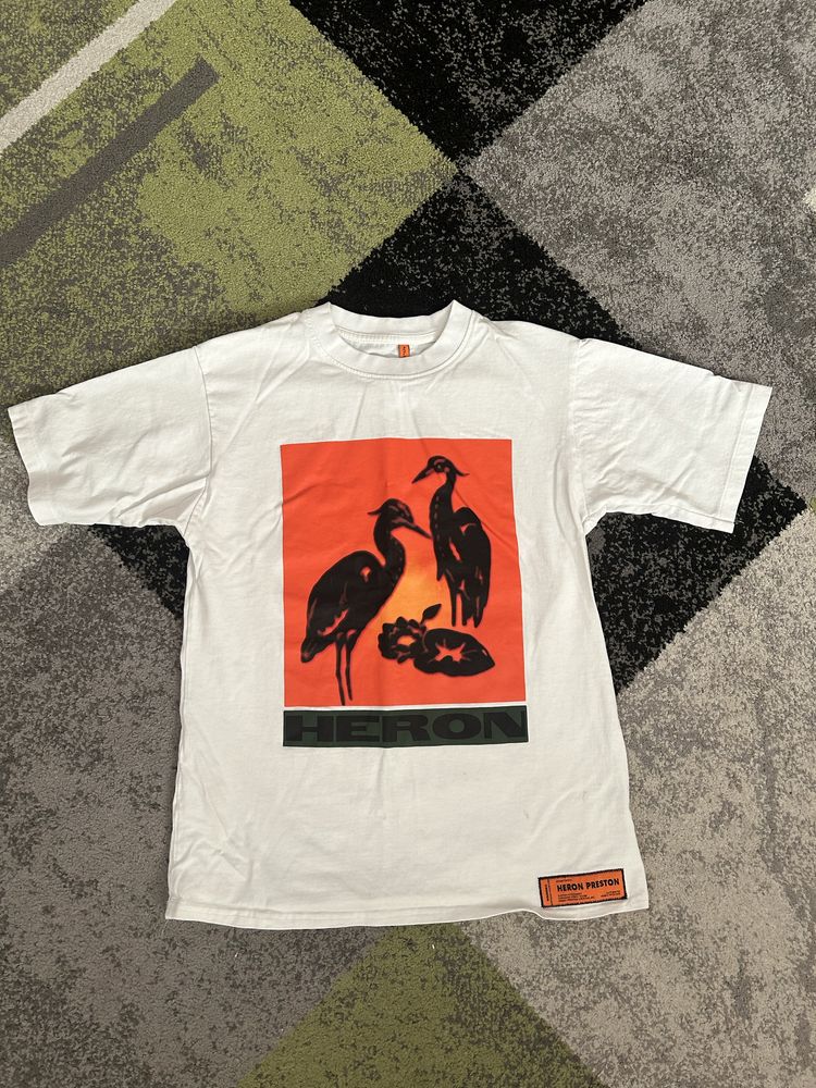 Heron Preston White Tee