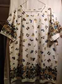 Bluza bumbac cu imprimeu floral