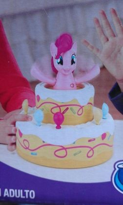 Poppin' Pinkie Pie Game Tort surpriză aniversare MLP, nou, sigilat