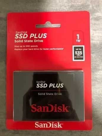 SSD intern 2.5" Sandisk SSD Plus 1TB 535 Mb/s nou. Original. Sigilat