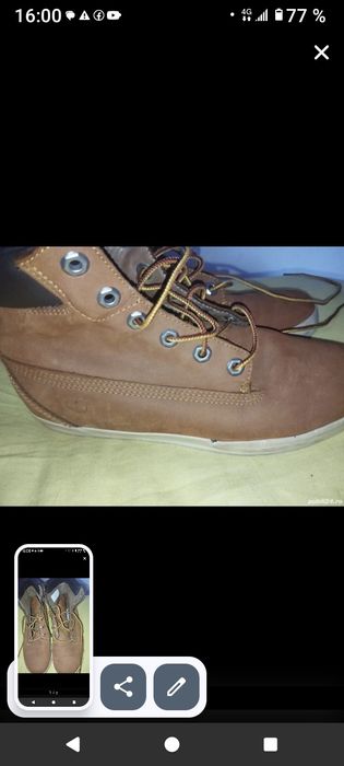 Ghete piele întoarsă Timberland unisex