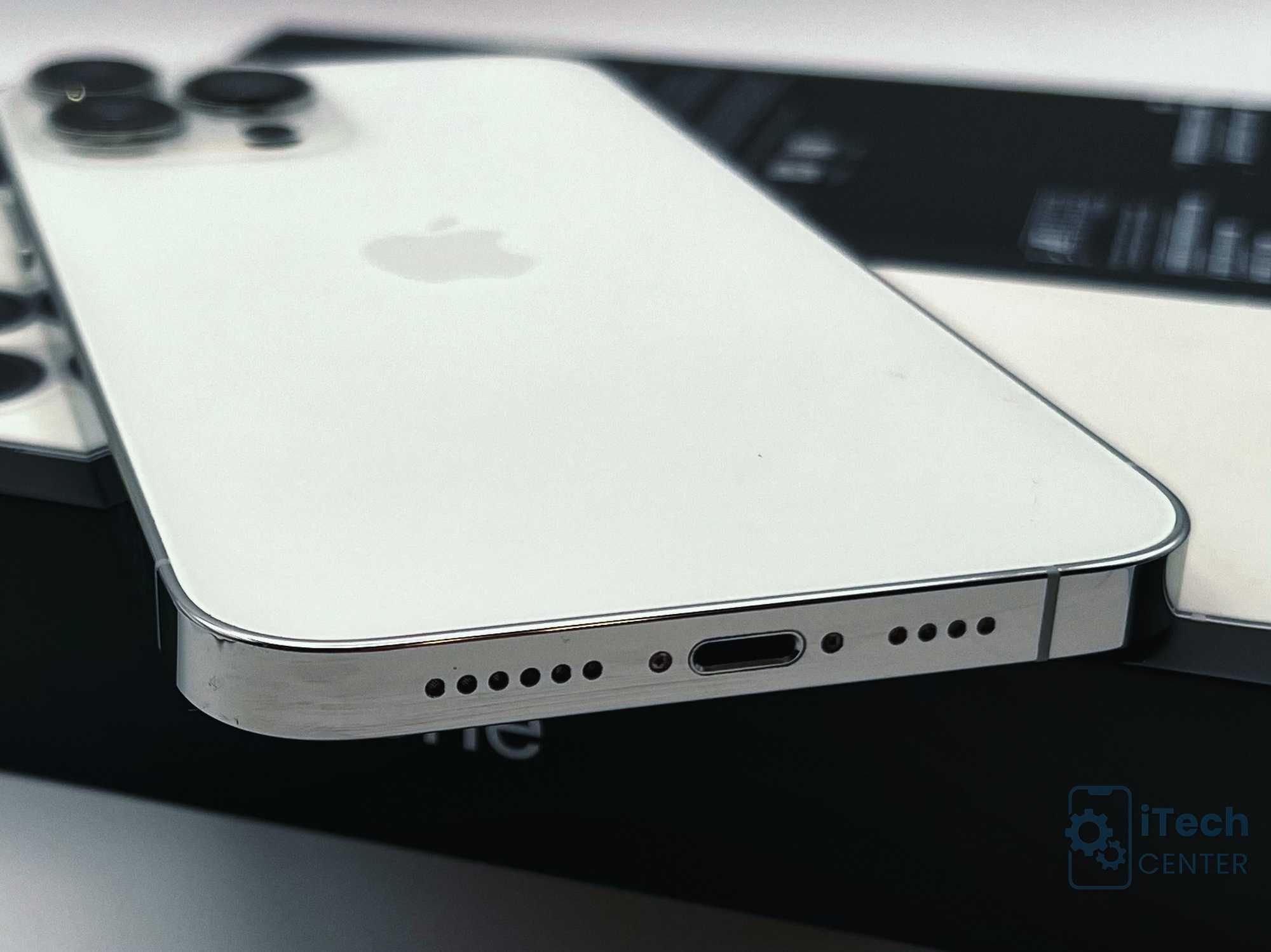 iPhone 13 Pro MAX, 128GB, Silver, 100% батерия, КАТО НОВ, ГАРАНЦИЯ!