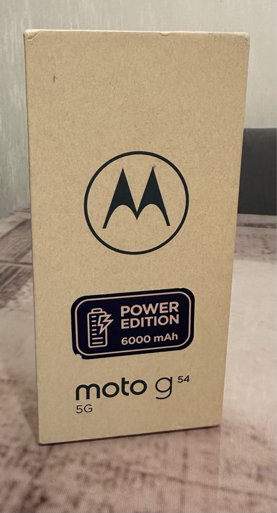 Vànd telefon NOU Motorola G54 Pearl Blue, 256 GB, cu 2 ani garantie