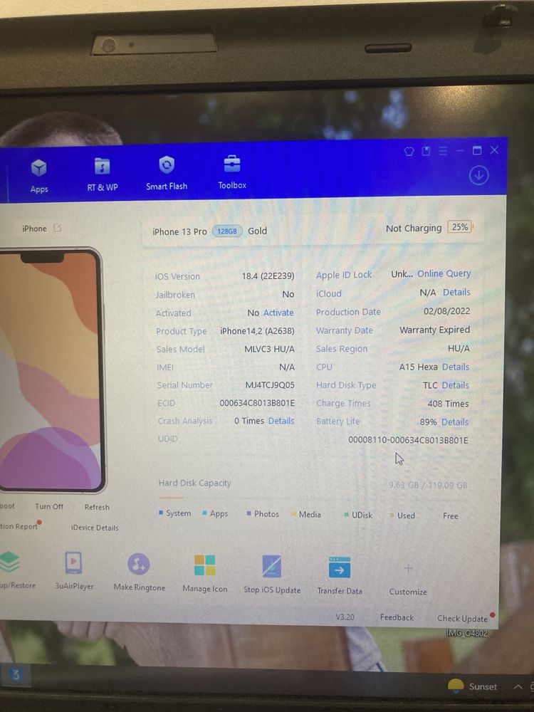 iPhone 13 Pro Siera Blue-заключен