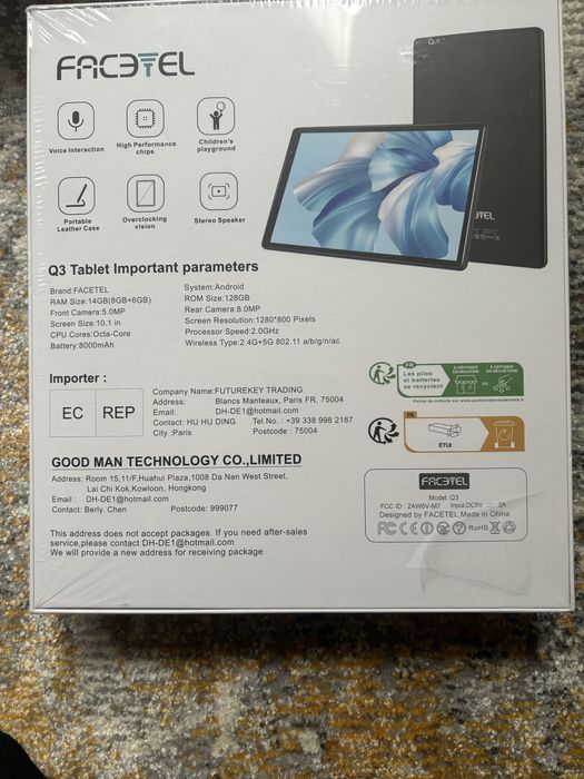 Tableta facetel q3