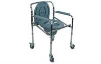 Mobiclinic, scaun cu rotile pentru toaletă, model Muelle, NEGOCIABIL