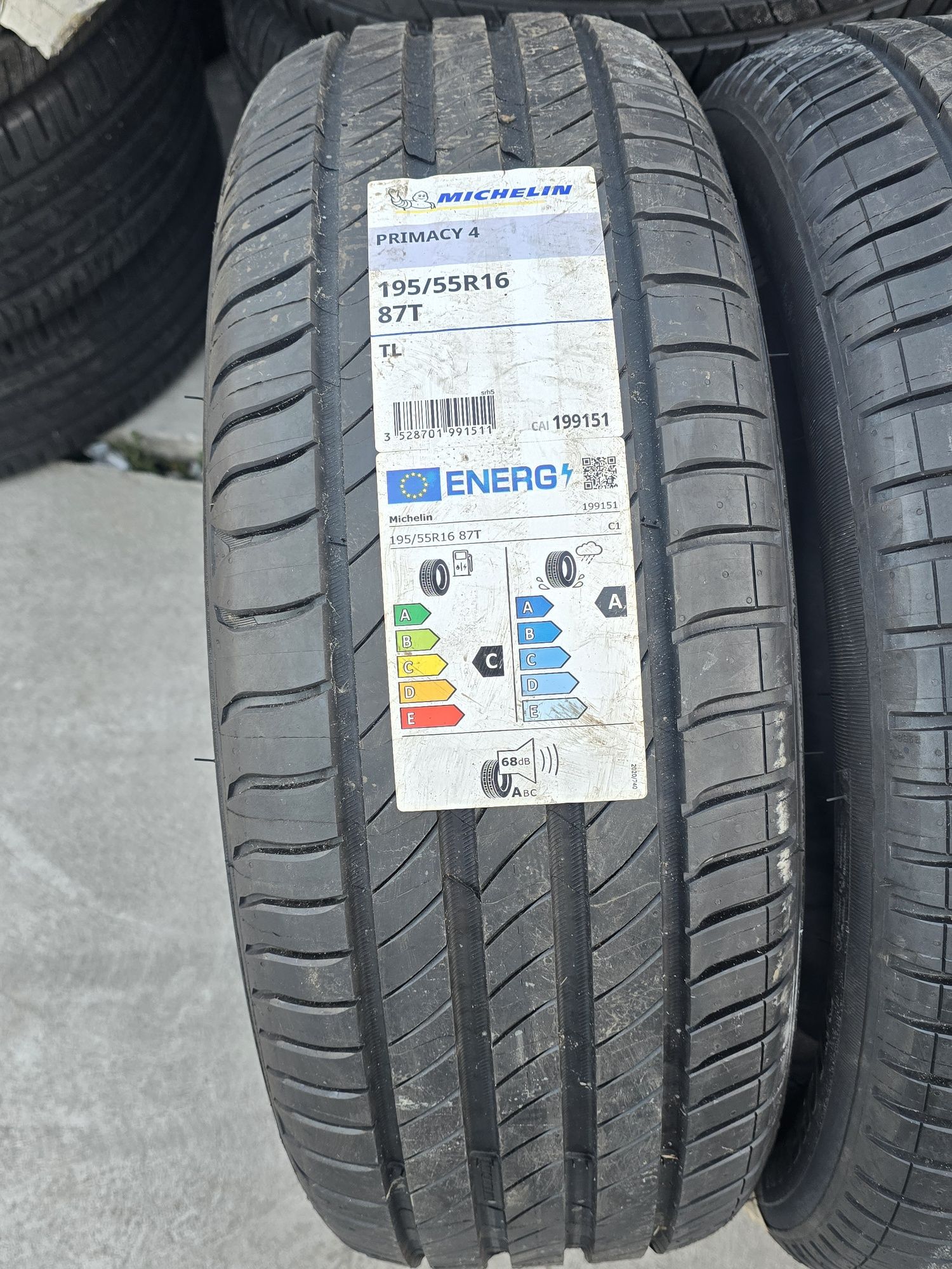 2 Броя НОВИ Гуми 195/55/16 Michelin 2021DOT