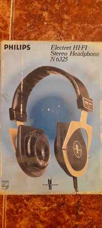 Оригинални слушалки Filips и микрофон за ролков магнетофон