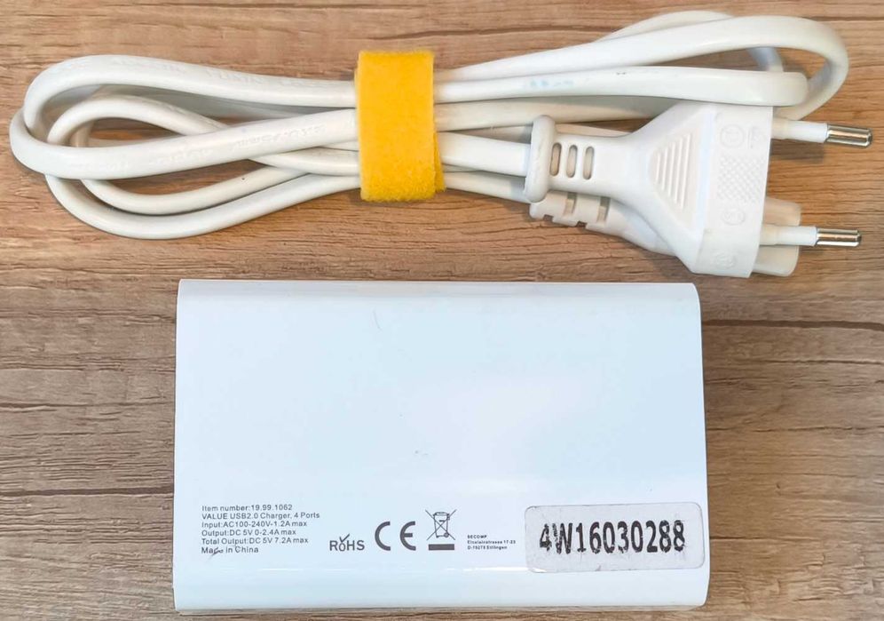 Incarcator usb, patru porturi, 36W, Roline