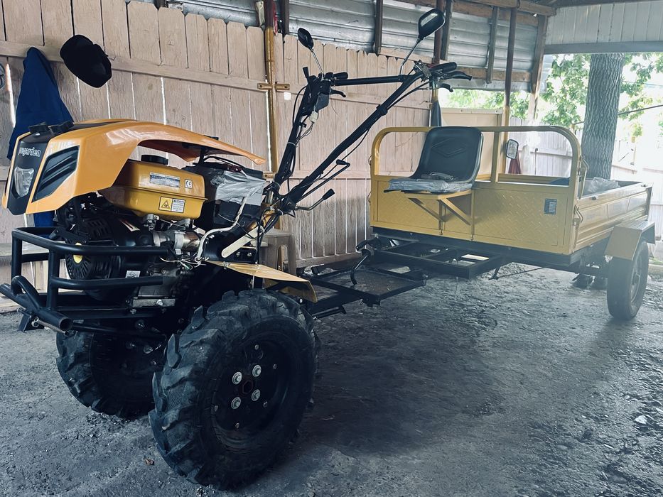 Motocultor Campo 1854 + ProGARDEN Campo RM600C remorca 600kg