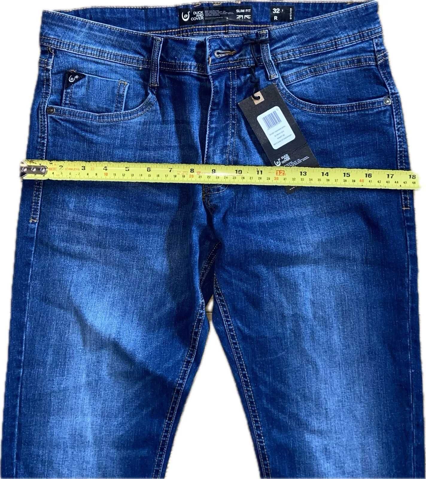 Duck And Cover мъжки дънки Maylead Slim Fit, 32R, нови с етикети