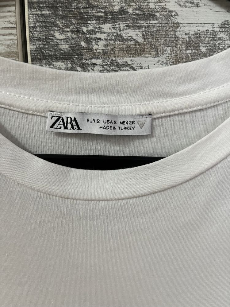 Tricou alb dama Zara