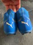 Ghete fotbal Puma albastru