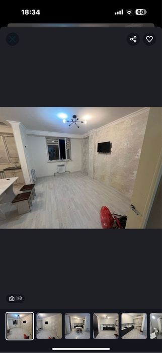 Сдам 1 комнатная ул.Н.Назарбаева 93 На долгый срок