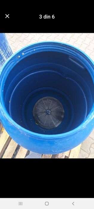 Butoaie plastic gros 220l