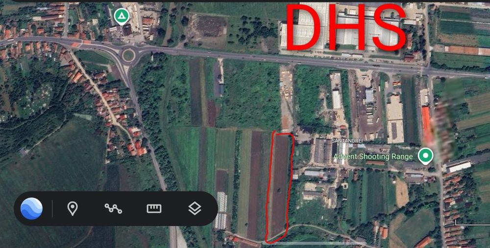 10.920 mp Santandrei, acces 2 capete.