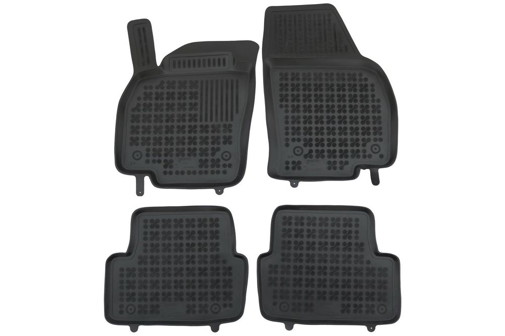 Covorase Presuri Auto Negru din Cauciuc compatibil cu VW Polo VI 2017+