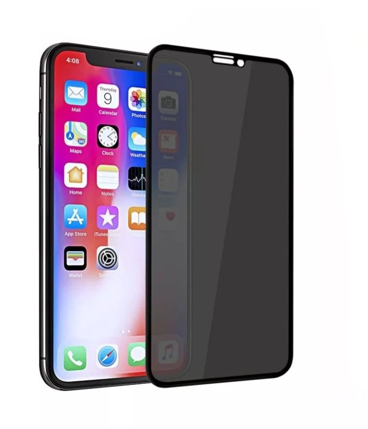 Privacy Стъклен Протектор за Apple iPhone 11 / 11 Pro Max XS X XR 5D