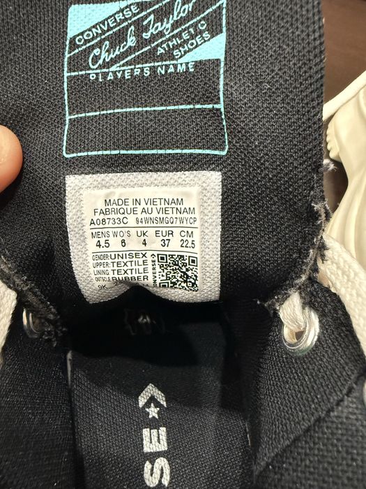 Converse Chuck Taylor 37 номер