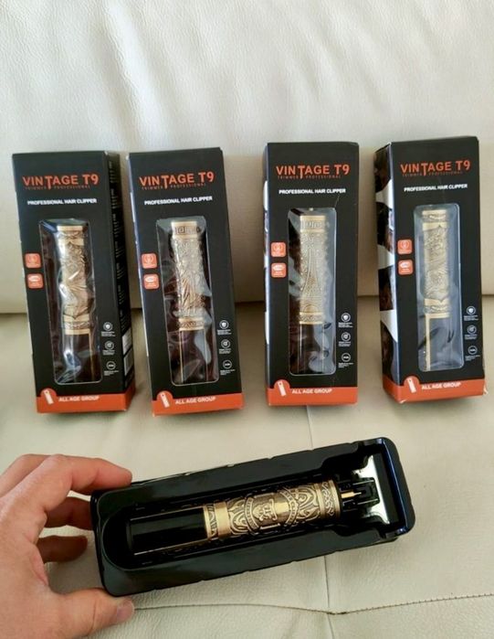 Mașina de tuns ras contur barbă cu acumulator, trimmer metalic