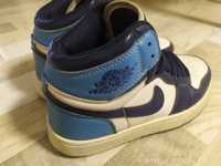 Air Jordan 1 (голубой цвет)