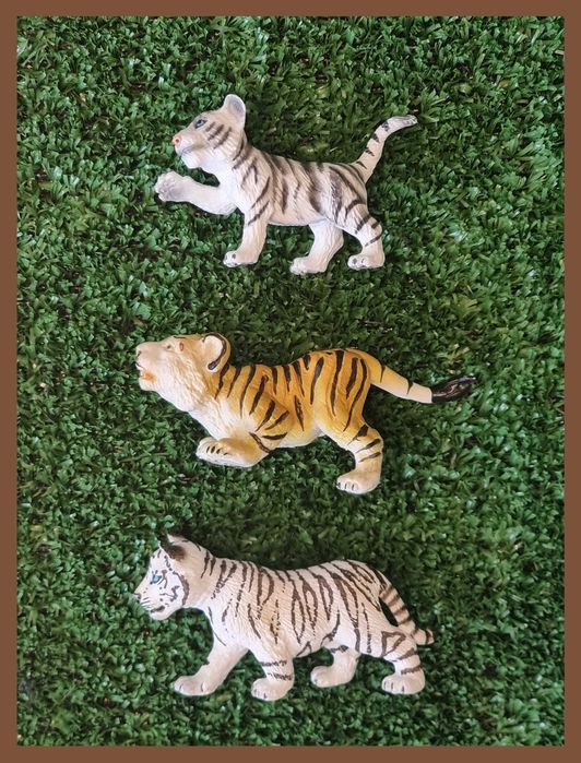 Set 3 pui tigru Schleich si Bullyland