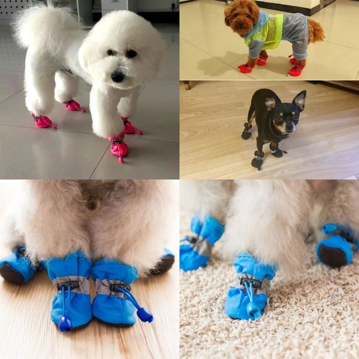 Теплые сапожки для животных тапки для собак ботиночки для собак обувь