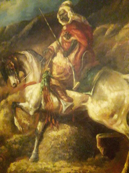 Tablou cu rama din lemn