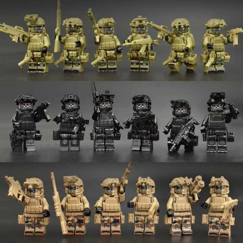 Set 6 figurine tip Lego
