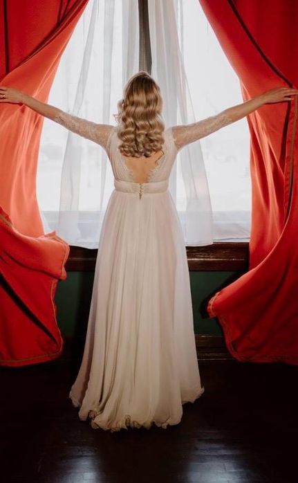 Rochiță de mireasă din mătase S/M