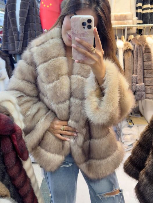 Эко-шуба новая (искусственный мех)