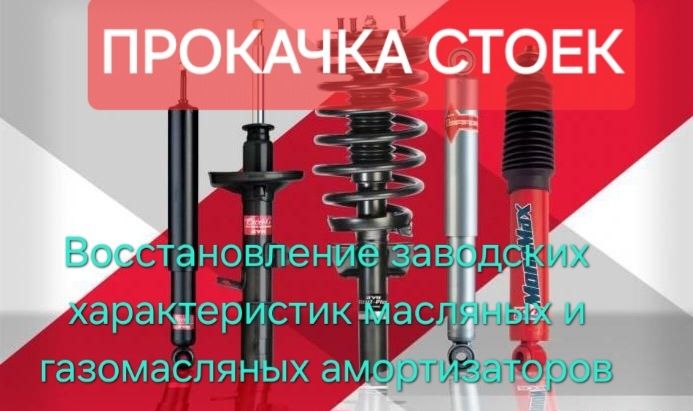 Прокачка масленных и газомасленных стоек/амортизаторов