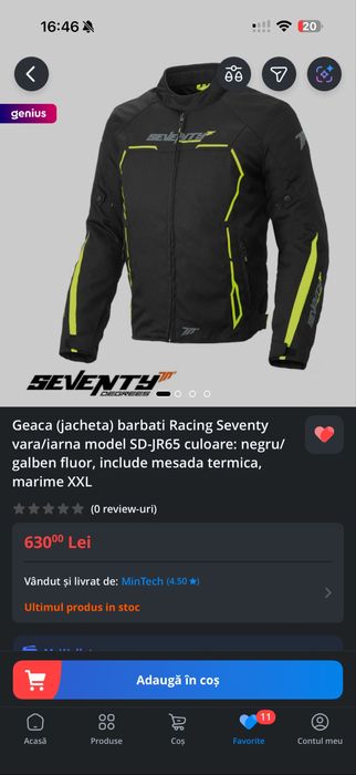 Geaca moto Seventy Vara/Iarna