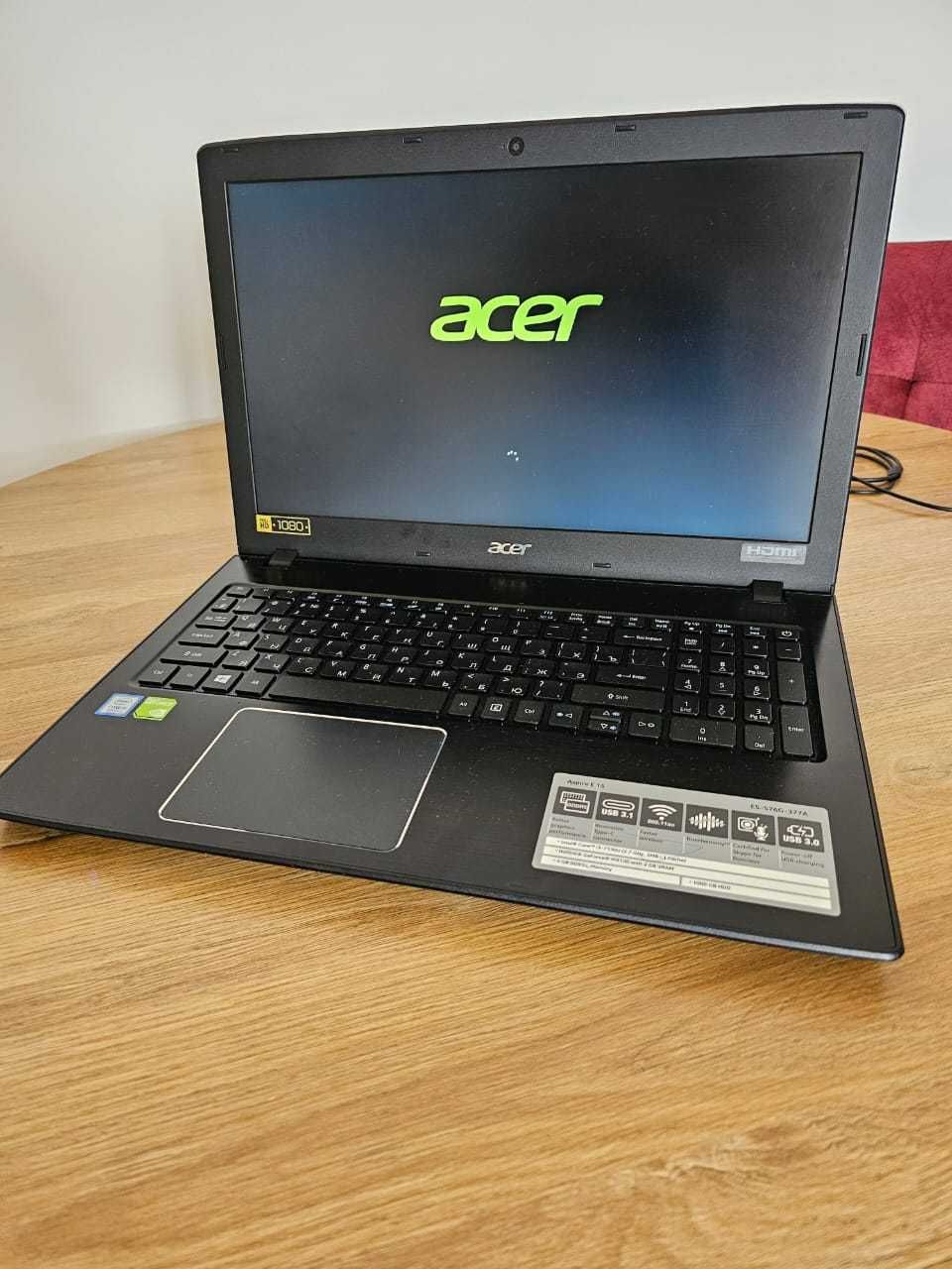 Ноутбук  Aser Aspire E 15