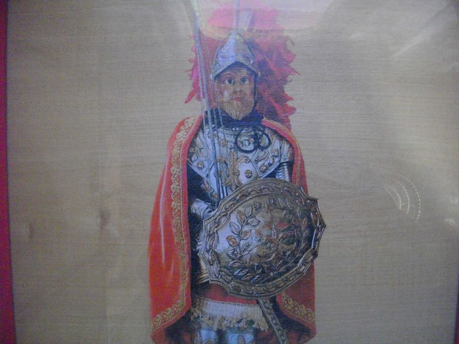 Съвременна Картина-Принт Върху Дърво-Карл Велики-Рамкирана