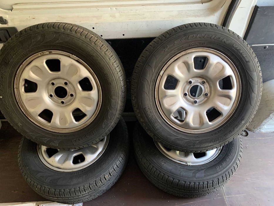 Set 4 roti Dacia Duster, Pirelli Scorpion M+S 215/65 R16 + jante
