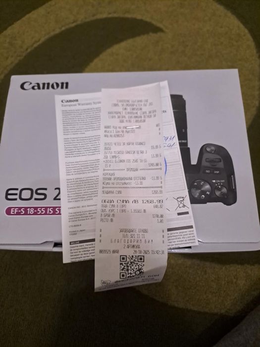 Canon eos 250d + 18-55 mm !!! В Гаранция!!!