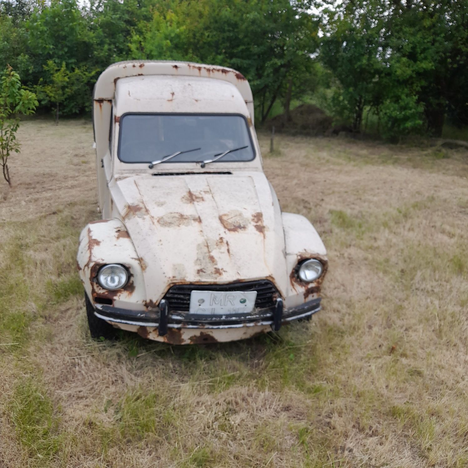 Ситроен 2cv ван на чадти или цял