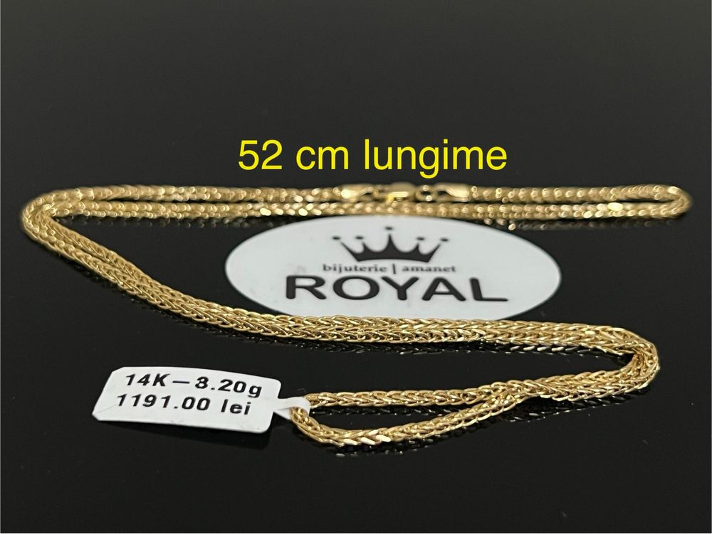 Bijuteria Royal CB : Lant aur 14k 3,20 grame