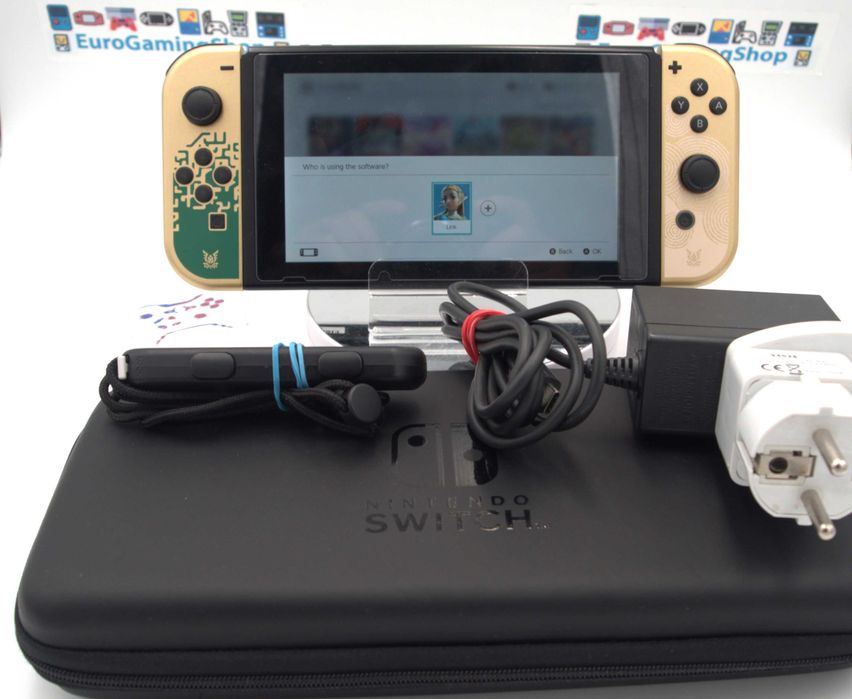 Nintendo Switch V2 Zelda Modat Picofly/ Tinfoil/ Card 128GB/20 Jocuri
